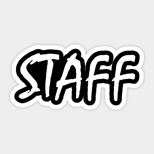 Staff Sticker by Milaino